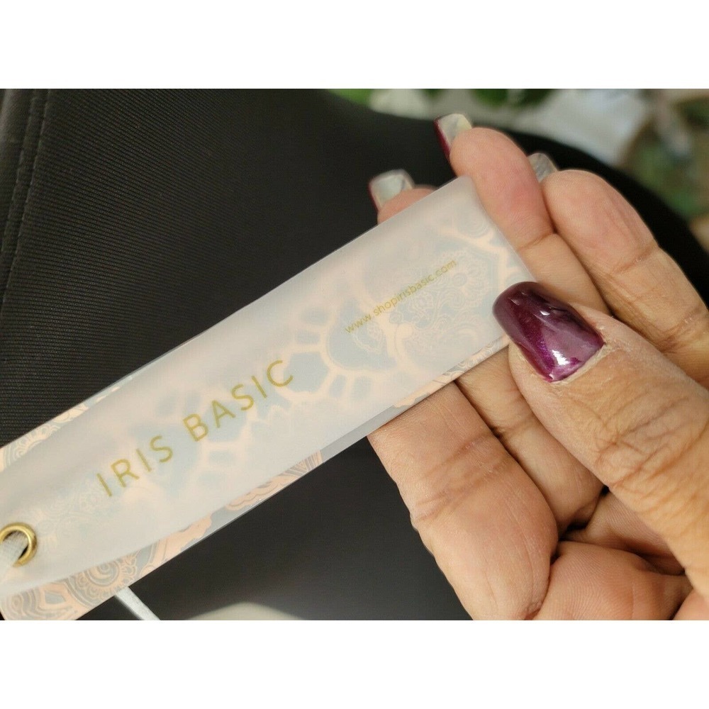 Iris Basic Women Solid Black Polyester Vneck Slee… - image 8